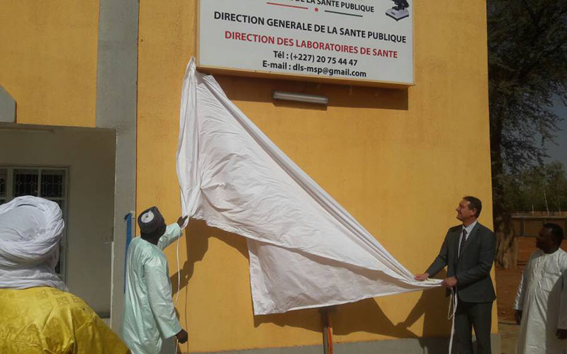 Inauguration of the Laboratories Directorate and the Continuing Training Center in Niger