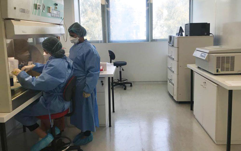 Training at the Rodolphe Mérieux Laboratory of Lebanon on the microbiological diagnosis of tuberculosis in a BSL3 containment laboratory