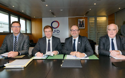 Rémy Rioux, Directeur Général de l’AFD a signé une convention de délégation de subvention de l’Union Européenne