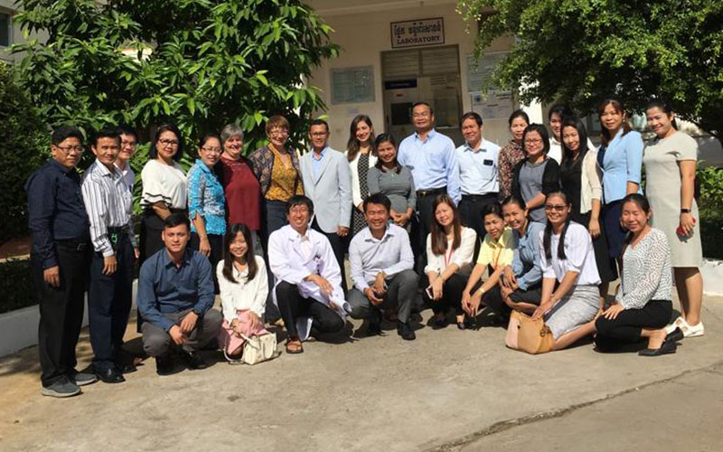 Strengthening the skills of laboratory technicians in Cambodia and Laos