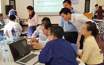 Strengthening the skills of laboratory technicians in Cambodia and Laos