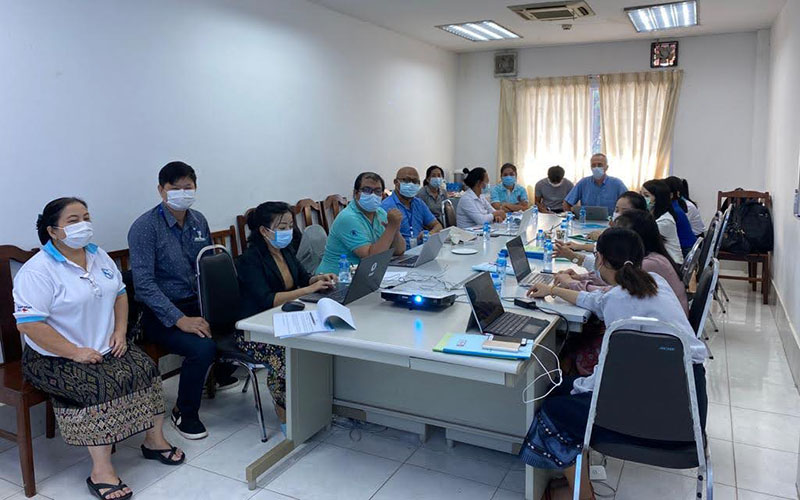 Training group in Lao PDR