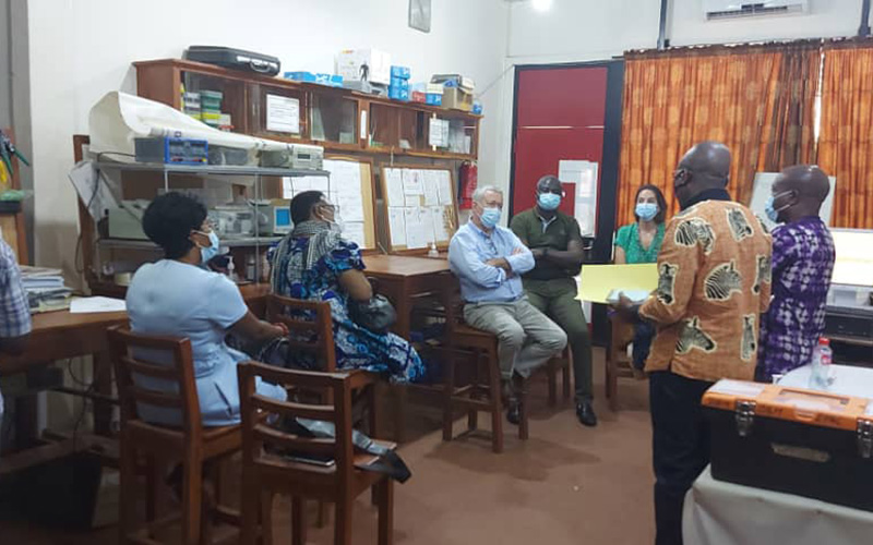 Les participants à la formation des techniciens de laboratoire en maintenance biomédicale RESAOLAB