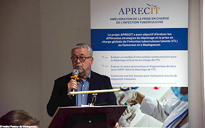 Dr. Laurent Raskine, Specialized Biology Manager at the Mérieux Foundation