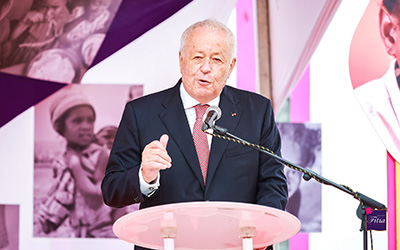 Alain Mérieux, Président de la Fondation Mérieux