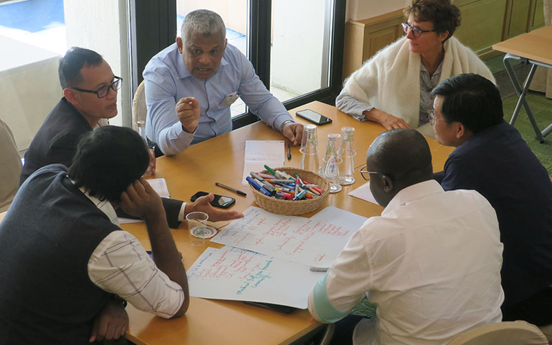 Les participants pendant le 12ème Cours Avancé sur le Diagnostic en 2022