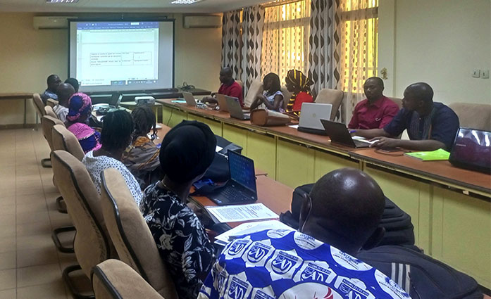 AMR surveillance actors during data presentations.