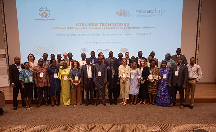 Les membres de RESAOLAB participant aux ateliers techniques